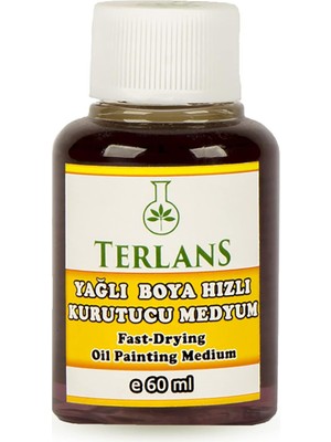 Terlans Yağlı Boya Hızlı Kurutucu Medyum 60 ml Fast-Drying Oil Painting Medium