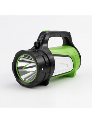 1200 Lümen 8W Şarjlı Kamp LED Feneri Güçlü El Lambası 6000 Mah 3 Işık Modu Taşınabilir Aydınlatma