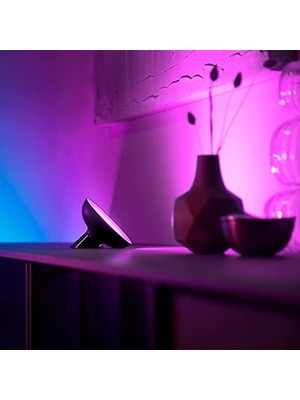 Hue Bloom V4 Siyah Akıllı LED Masa Lambası, Bluetooth Özellikli