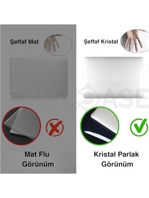 Matebook 14 Kılıf Uyumlu Kristal Parlak Sert Hard Case Ince Hafif Çizilme Koruma Yeni Flmh 2024-2025 14 Inç Şeffaf