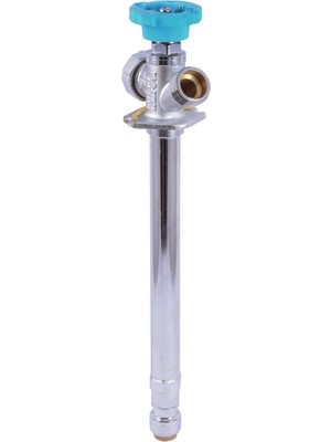 Sharkbite 8 Inç Frost Free Sillcock, 1/2 x 3/4 Inç Mht, Pirinç Tesisat Armatürü Bağlamak Için Itin, Pex Boru, Bakır, Cpvc, Pe-Rt, Hdpe, 24628LF