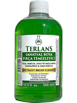 Terlans Sanatsal Boya ve Fırça Temizleyici 500 ml