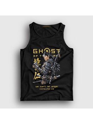 Presmono Unisex Siyah Anger Ghost Of Tsushima Atlet