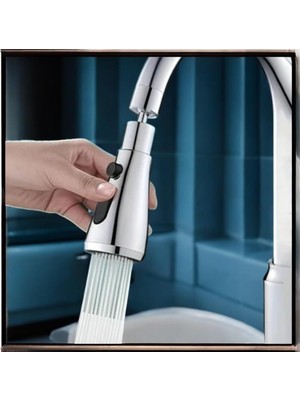 Konik Musluk Ucu - Musluk Başlığı 3 Fonksiyonlu KTX-3289