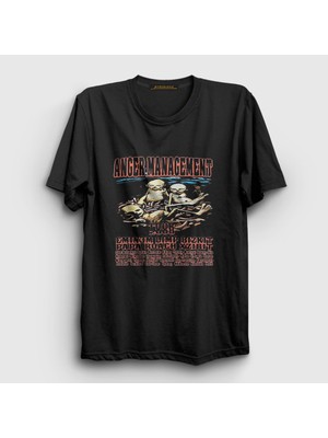 Presmono Unisex Siyah Anger Management Tour Limp Bizkit T-Shirt