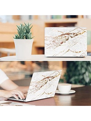 MacBook Pro 13 Mermer Desenli Kılıf A1706 A1708 A1989 A2159 A2251 A2289 A2338 M1 M2 Uyumlu Baskılı Sert Kılıf Ince Hafif Koruyucu Kapak R-09