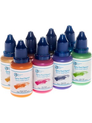 Epoksi Pigment - 8'li Sedef Set (8X25 Ml)