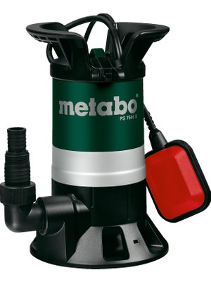 Metabo Kirli Su Pompası, Bahçe Sulama Için, Maks. Basma Miktarı 7500 L/m, Plastik Pompa Gövdesi, 250750000