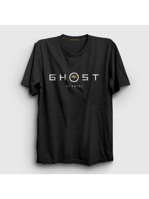 Presmono Unisex Siyah Logo Oyun Ghost Of Yotei T-Shirt