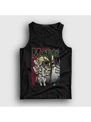 Presmono Unisex Siyah Eyeball Misfits Atlet
