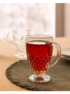 Lasalle 4'lü Çay Fincanı, Şeffaf