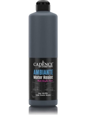Cadence Ambıente Suya Day. Akr. Boya Aw-23 Antrasit Siyah 500ML + Katalizör 20GR