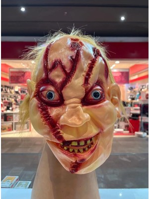 Halloween Chucky Maskesi, Korku Maskesi, Cadılar Bayramı Aksesuarları, Çaki Maskesi