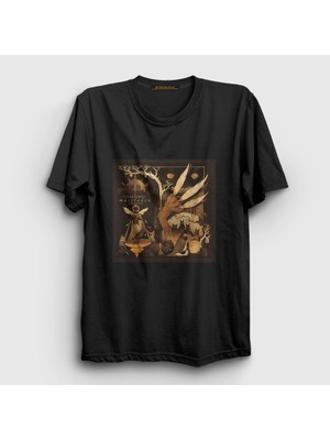 Presmono Unisex Siyah Masstaden Vildhjarta T-Shirt