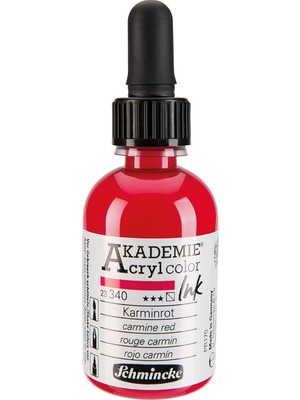 Schmincke Akademie Akrilik Mürekkep 50 ml 340 Carmine Red
