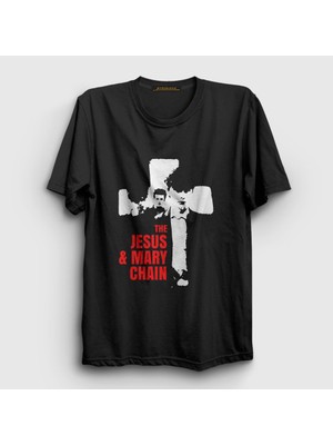 Presmono Unisex Siyah Band The Jesus And Mary Chain T-Shirt