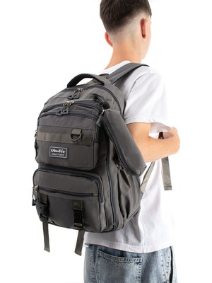 Ventis Qualty – Okul Çantası Su Geçirmez Klinkır Kumaş Unisex Sırt Çantası Model (7c)
