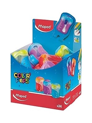 Maped Ofis ve Kırtasiye 043111 Color Peps Çift Delikli Kalemtıraş