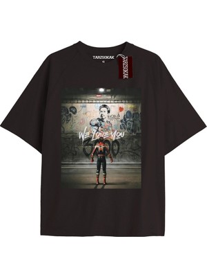 Tarzsokak Spider-Man Gazete Baskı Model No Way Home Tshirt