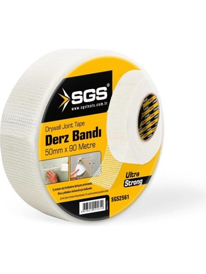 Sgs Derz Bandı, Ultra Strong, 50MM x 90 Metre, Alçıpan Birleşim Yeri Için, 70GR