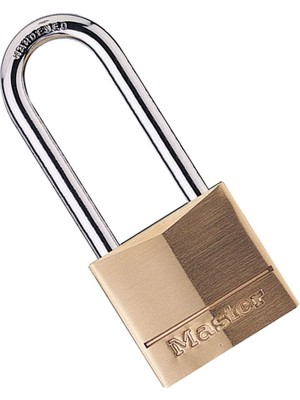 Master Lock Masif Pirinç Içine Yerleştirilmiş Farklı Asma Kilit, 1 – 9/16 Inç Genişliğinde Gövde, 140DLH