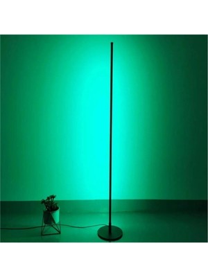 Moontime Alaçatı Pinkblue Light Köşe Dekoratif Lambader -Led Lamba Işık Sistemi - Full Rgb 256 Renk