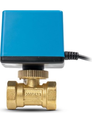 Xenon Smart Su Vanası | Motorlu Otomatik Kapama 3/4" DN20 Yerden Isıtma ve Tesisat Uyumlu XSMSV20