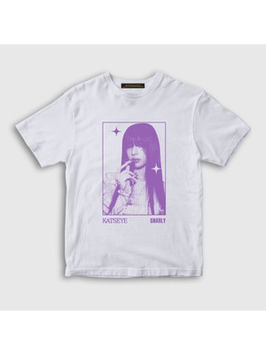 Presmono Unisex Çocuk Beyaz Sophia K Pop Katseye T-Shirt