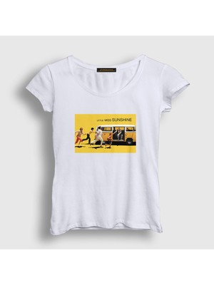 Presmono Kadın Beyaz Van V2 Little Miss Sunshine T-Shirt
