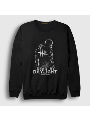Presmono Unisex Siyah Cover Dead By Daylight Sweatshirt