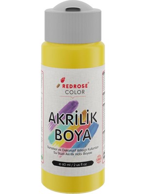 Sarı Akrilik Boya 60ML