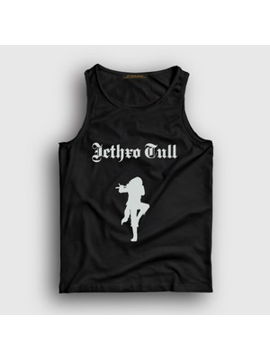 Presmono Unisex Siyah Logo Jethro Tull Atlet