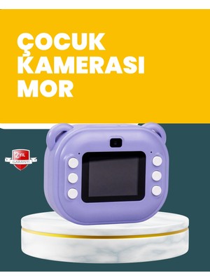 Fırsatkolik Mey Ithalat® Çocuklar Için Şipşak Baskı Kamera – 18 Efektli, Oyun ve Müzik Özellikli