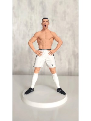 Moontime Alaçatı Cristiano Ronaldo Futbolcu Figür Dekoratif Süs Eşyası El Yapımı