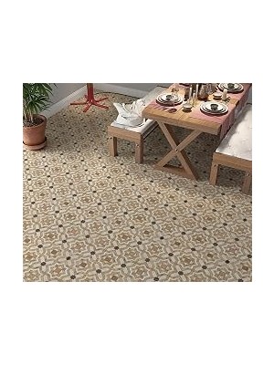 Stickerart Yer Kaplama Zemin Kaplama Folyosu 65X130 cm Marble Floor Tile