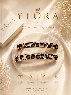 Yiora Premium Seri Ithal Asetat Otomatik Toka 8,5 cm