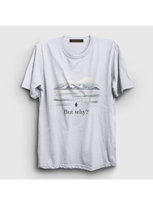 Presmono Unisex Beyaz But Why V2 Nihilist Penguin Penguen T-Shirt