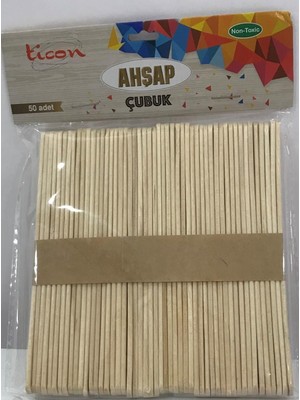 Ticon Ticon Ahşap Çubuk Küçük Boy 328585 (11 Cm) Ince 8694340104058EE