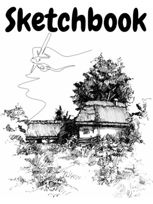 Sketchbook: 8.5X11 Inch With 120 White Pages With Thin Border