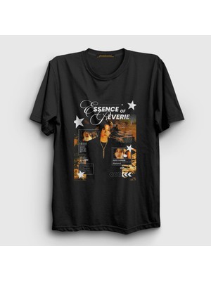 Presmono Unisex Siyah Essence Byun Baekhyun Baek Hyun Exo T-Shirt