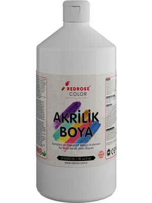 Beyaz Akrilik Boya 1000GR