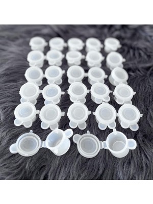 Boş Boya Kutusu 10ML 20 Göz, Sayılarla Boyama Taş Tuval Boyama Hobi Boş Boya Kutusu Boncuk Kutusu Numune Kutusu Kapaklı Sızdırmaz Plastik Kutu (20)