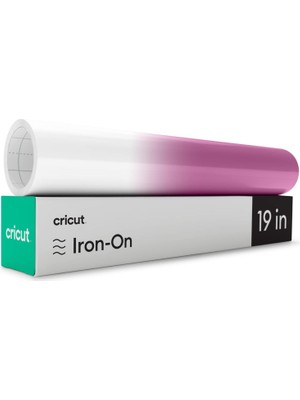 Cricut Iron-On Uv Aktif Renk Değişimli | Beyaz <-> Kırmızı | 30,5 cm x 48 cm (12 Inç x 19 Inç) | Isı Transfer Vinil Rulo (Htv) | Tüm Cricut Kesme Makineleri Için