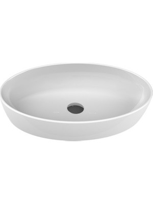 Esranın Dünyası Tezgah Üstü 67X42 cm Seramik Lavabo, Modern Tasarım