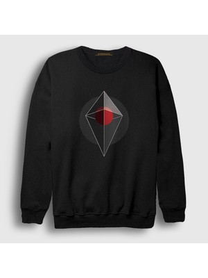 Presmono Unisex Siyah Atlas No Man's Sky Sweatshirt