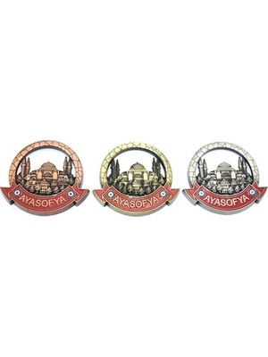Ett Istanbul Temalı Metal Magnet