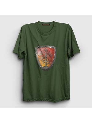 Presmono Unisex Haki Shield A Knight Of The Seven Kingdoms T-Shirt