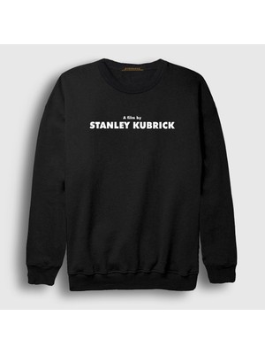 Presmono Unisex Siyah Film By Kubrick Sinema Yönetmen Sweatshirt