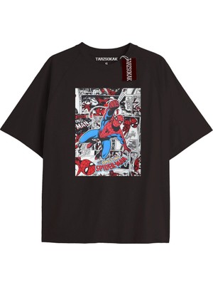 Tarzsokak Spider-Man Gazete Baskı Model No Way Home Tshirt