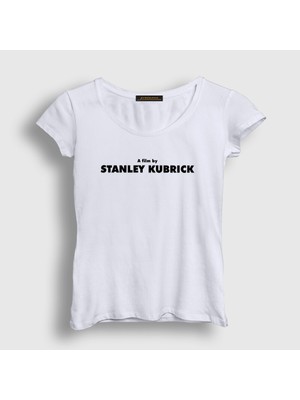 Presmono Kadın Beyaz Film By Kubrick Sinema Yönetmen T-Shirt